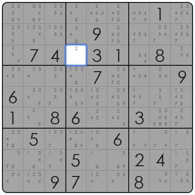 strategy in sudoku